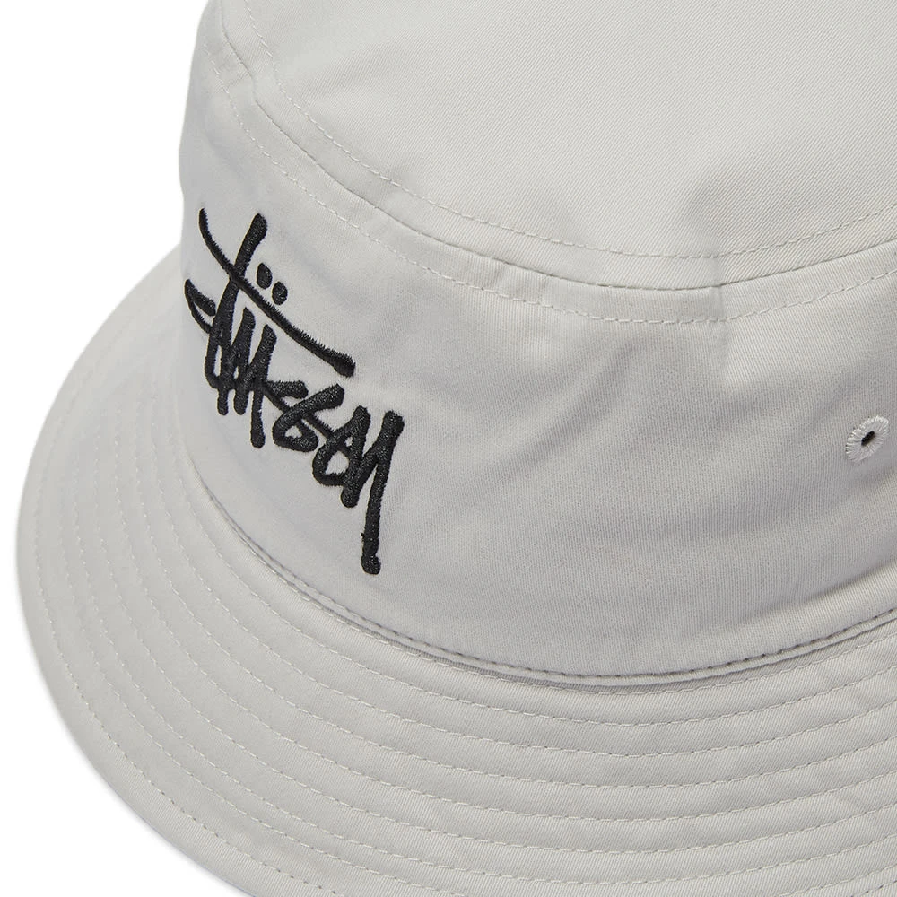 Stussy Brushed Big Basic Bucket Hat 2 Stussy Brushed Big Basic Bucket Hat - Image 2