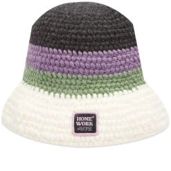 Homework Hand Knitted Bucket Hat