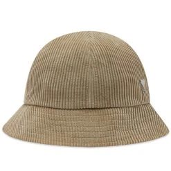 AMI Small A Heart Corduroy Bucket Hat