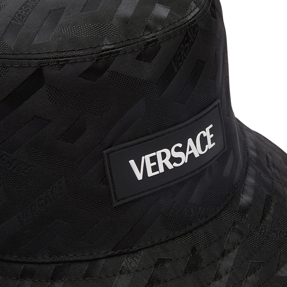 Versace Logo Jaquard Bucket Hat 2 Versace Logo Jaquard Bucket Hat - Image 2