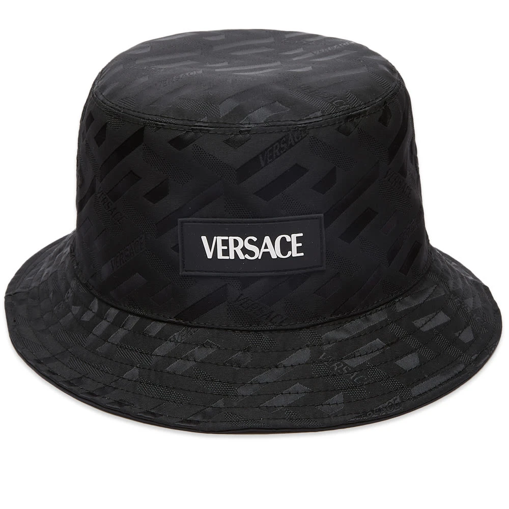 Versace Logo Jaquard Bucket Hat 1 Versace Logo Jaquard Bucket Hat