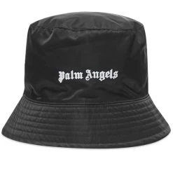 Palm Angels Logo Bucket Hat