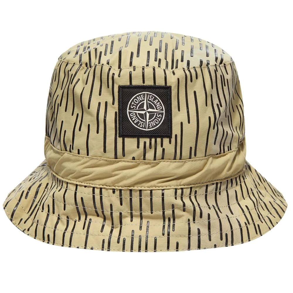 Stone Island Rain Camo Bucket Hat 1 Stone Island Rain Camo Bucket Hat