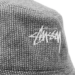 Stussy Zig Zag Stock Bucket Hat -KAMO Store 13 12 2022 JA 1321133 BLAC 2 1