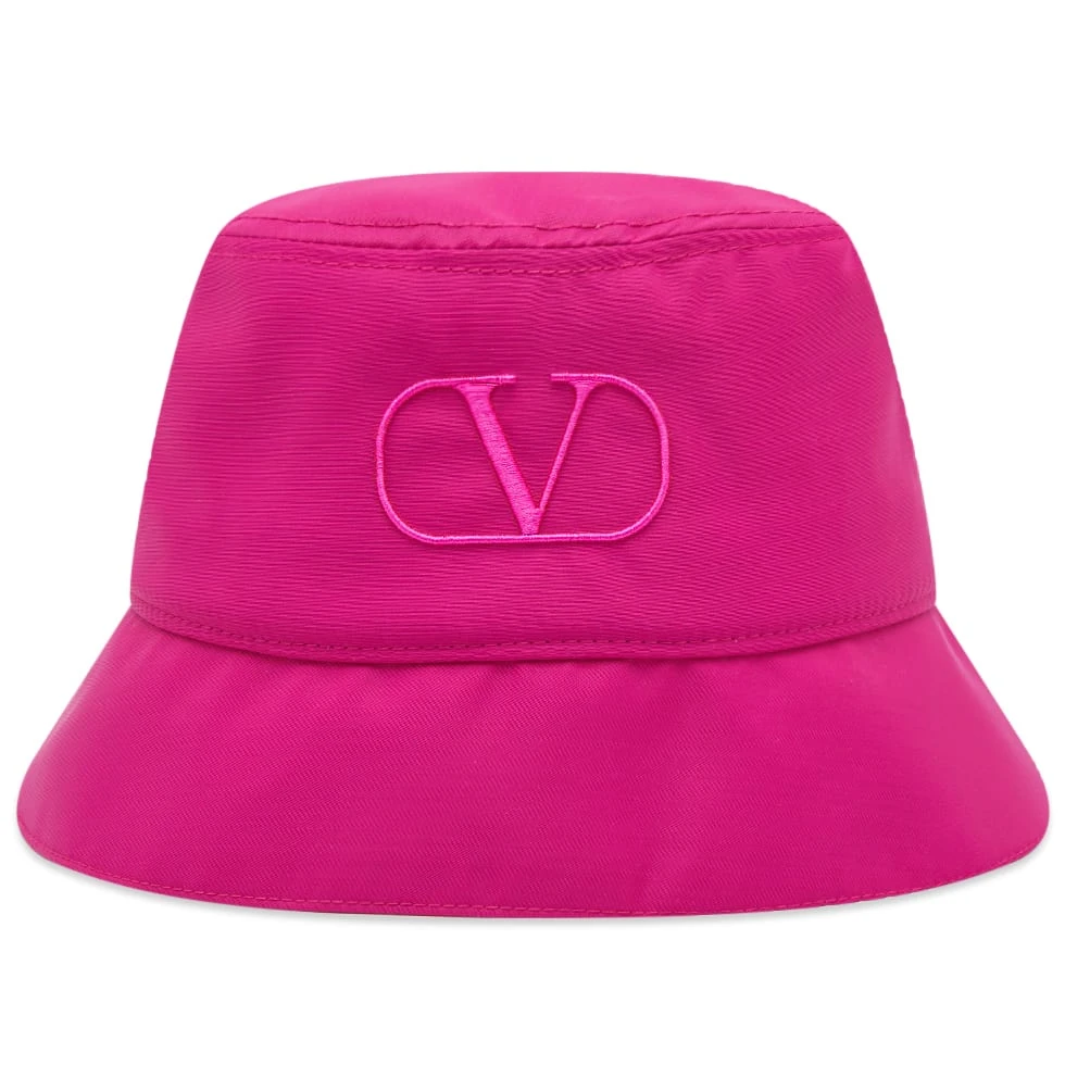 Valentino Nylon Logo Bucket Hat 1 Valentino Nylon Logo Bucket Hat