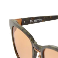 A Bathing Ape Eyewear A Bathing Ape 3 Sunglasses -KAMO Store 17 12 2021 GH 001GDG201033X GRN 3 1