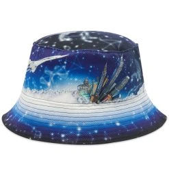 Casablanca Printed Denim Bucket Hat
