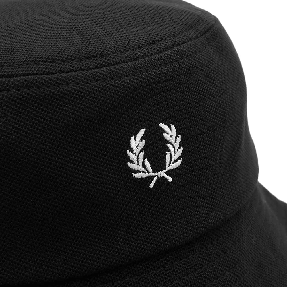 Fred Perry Pique Bucket Hat 2 Fred Perry Pique Bucket Hat - Image 2