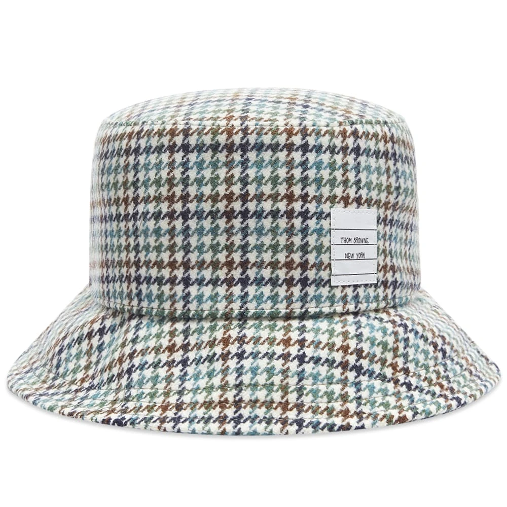 Thom Browne Houdstooth Bucket Hat 1 Thom Browne Houdstooth Bucket Hat