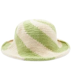 Checks Downtown Spiral Crochet Bucket Hat