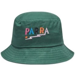 By Parra Lightning Logo Bucket Hat